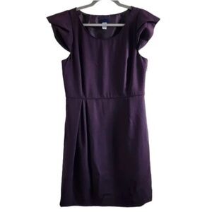 J Crew purple wool portfolio dress